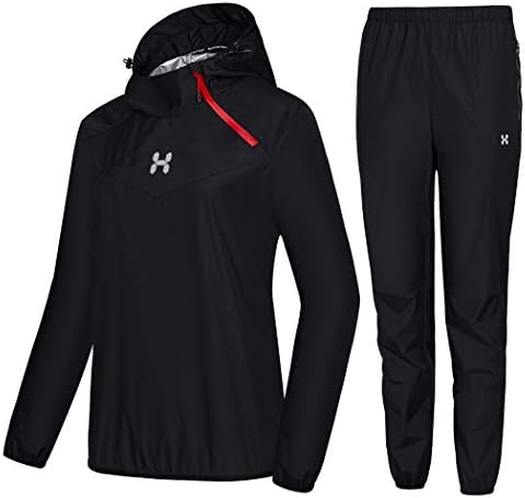 Sauna Suit Men Non Rip Boxing Sweat Suits Exercise Workout J