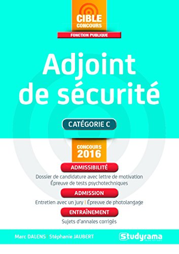 Adjoint de sécurité