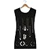 Valdler Dual Sides Hanging Jewelry Non-woven Organizer 30 Pockets 14 Hook-and loop Tabs Holder Storage Bag Without Hanger (Black)