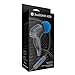 GOgroove AudiOHM HDX Noise Isolating Wired Earbuds with Microphone - Premium Headphones with Ergonomic Angled Design, 3mm Thick Reinforced Cable, Fortified Y-Connector, and EVA Carrying Case (Blue)