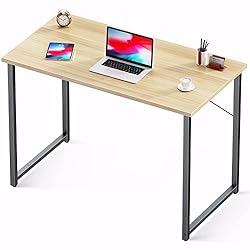 Coleshome 40 Inch Computer Desk, Modern Simple