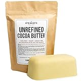 Unrefined Cocoa Butter by Better Shea Butter - Raw & 100% Pure - Natural Cocoa Scent - Use in DIY Lotion, Lotion Bars and Sticks, Lip Balm, Body Butter and Many More Skin Care Creations - 1 lb (16 oz)