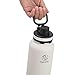 Takeya Originals 18 oz Vacuum Insulated Stainless Steel Water Bottle with Spout Lid, White