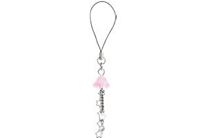 Agromusk Jellyfish Phone Charm,Y2K Beaded Phone Strap Cute Jelly Phone Charms Aesthetic Cell Phone Accessories Chain for Women