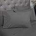 Cal King Size Bed Sheets - 6 Piece 1500 Supreme Collection Fine Brushed Microfiber Deep Pocket California King Sheet Set Bedding - 2 Extra Pillow Cases, Great Value, California King, Gray