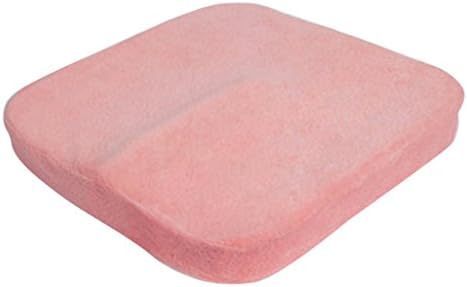 Oxfox comfortable memory foam seat cushion pink for tailbone protection back thigh muscles relief perfect for car seat office chair