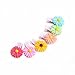 KOONY 16pc Baby Toddler Ribbon Bows Flowers Mixed Design Hair Clips