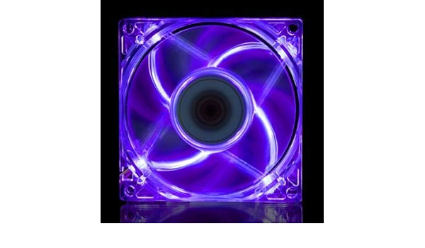 Amazon Com Procool Sl80p 80mm Purple Led Fan Industrial Scientific
