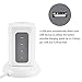 BESTTEN 6 Outlet Desktop Power Strip Tower, 1800 Joule Surge Protector with 4 USB Charging Ports (4.2A Total), 6 Feet Extension Cord, 45 Degree Angle Flat Plug, ETL Certified, Gray