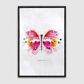 Framed Canvas Wall Art Insect Canvas Prints Home Artwork Decoration for Living Room,Bedroom - 16x24 inches