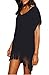 Mounblun Women's Swimwear Knitted Crochet Tunic Cover up / Beach Dress Black