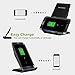 KeeKit Wireless Charger, 2 Coils Qi Fast Wireless Charger, Phone Quick Charging Stand for Samsung Galaxy S8 Plus/S8/Galaxy S7/S7 Edge/Note 5/S6 Edge Plus, Standard Charge for Apple iPhone X/8/8 Plus
