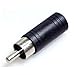 Besmelody 5-Pack 3.5mm Female Mono Plug to RCA Male Jack Audio Adapter Connector
