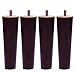 Sweet Melodi Round Solid Wood Furniture Sofa/Chair/Couch/Loveseat/Cabinet Replacement Legs (8 Inches,Set of 4)