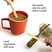 2lbDepot Gold Measuring Spoons Set of 7 Includes Bonus Leveler, for Baking/Cooking, Premium Kitchen use Stainless Steel Teaspoons, Rust Proof, Narrow Design fits into Spice Jars