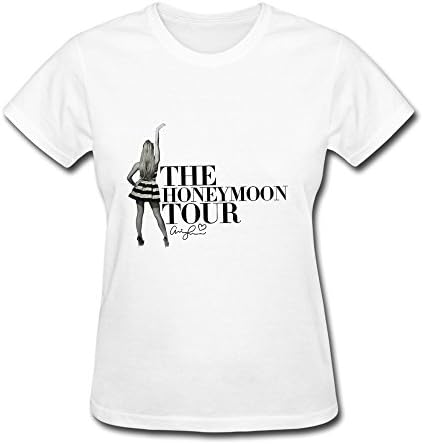 Ariana Grande The Honeymoon Tour Poster Womens T Shirt White