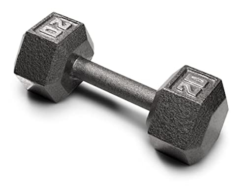 Weider 20 Cast Iron Hex Dumbbell, Black in Bahrain Whizz