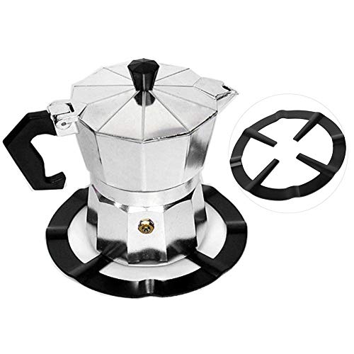 Universal Black Cast Iron Wok Support Ring Stove Trivets for Kitchen and Camping, Stove Rack, Moka Pot Holder for Gas Hob
