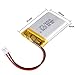 uxcell Power Supply DC 3.7V 500mAh 2P PH 2.0mm Pitch Li-ion Rechargeable Lithium Polymer Li-Po Battery