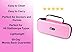 Elegant Nurse Stethoscope Case - Zipper Pocket Secures Nurse Accessories, Pink