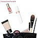 Facial Hair Removal for Women, Hair Remover Women's Painless Peach Fuzz Trimmer Waterproof Shaver with Built-in LED Light for Chin Hair Upper Lip Chin Cheeks (White) (White-01)