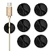 ONME 9 Pack Black Cable Holder Cord Management Cord Organizer