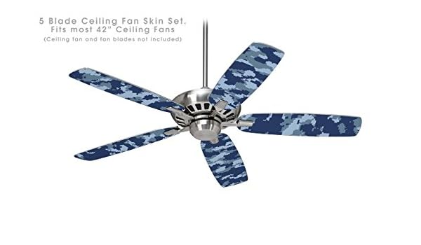 Wraptorcamo Digital Camo Navy Ceiling Fan Skin Kit Fits Most 42