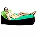 HAKE Inflatable Lounger with Portable Carry Bag for Outdoor and Indoor use (Big Green Sofa)