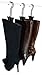On Sale! The Boot Hanger in Black - Shoe Storage Space Saver (Set of 3); Boot Hanger, Boot Holder, Boot Clips (BLACK)