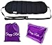 Sleepy Ride - Airplane Footrest Made with Premium Memory Foam - Airplane Travel Accessories - Helps to Prevent Swelling and Soreness - Provides Relaxation and Comfort (Purple)