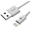 RAMPOW Câble pour iPhone 2m/6.5ft [Certifié Apple MFi] Câble Lightning avec Connecteur Ultra Résistant pour iPhone 11/11…
