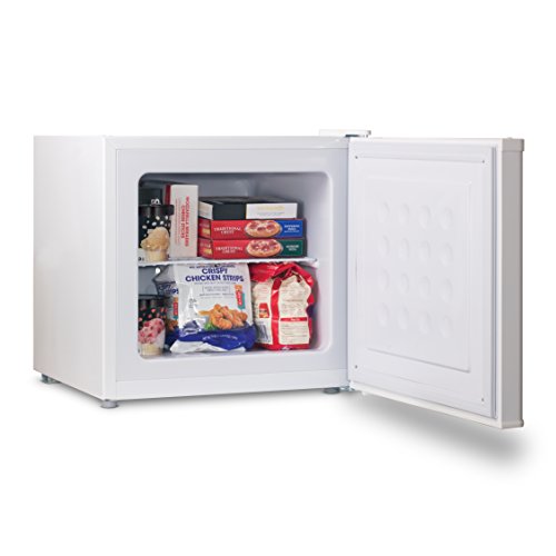 Commercial Cool CCUK12W 1.2 Cu. Ft. Upright Freezer with Adjustable Thermostat Control and R600a Refrigerant, White