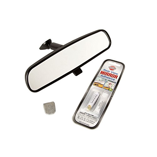 Rugged Ridge 11020.02 Rear View Mirror for 1976-2012 Jeep Wrangler, CJ, Cherokee Models
