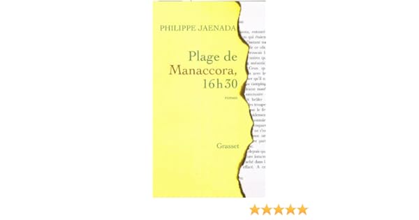 Plage De Manaccora 16 H 30 Littérature Française French Edition