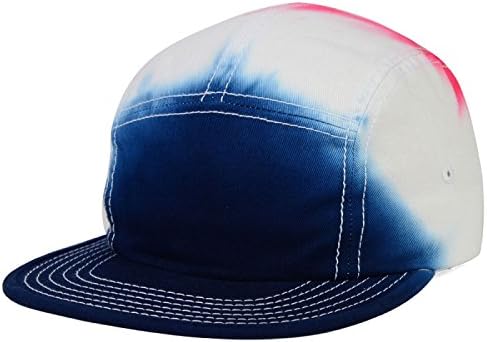 Lids Adjustable Red White & Blue Tie-Dye Americana Camper Hat Cap