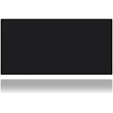 Giga Size Gaming Mouse Pad - Anti Slip Rubber Base - Stitched Edges - Large Desk Mat - 60" x 30" x 0.16" (Giga, All Black/No Logo)
