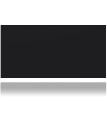 thumbnail image 2 of Standard Black Mouse Pad - 12.4x10.8 Inch Non-Slip Rubber Base, Cloth Surface Desk Mat 2 of 14