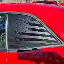 JSCARLIFE American Flag Rear Window Decal for
