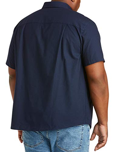 Amazon-Essentials-Mens-Short-Sleeve-Pocket-Oxford-Shirt-fit-by-DXL