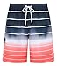 Tyhengta Mens Swim Trunks Quick Dry Beach Wear Shorts Swimwear Bathing Suits Pink 38