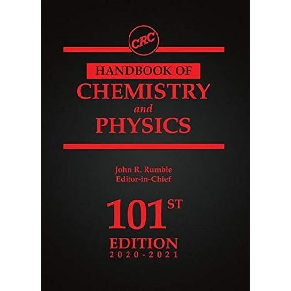 crc handbook of chemistry and physics rumble john 9780367417246 amazon com books