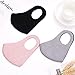 Yoruii Unisex Face Mask Dust Mask Anti Pollution Mask Reusable Mouth Masks for Cycling Camping Travel black 4 pcs