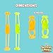 PICK A TOY Slingshot Frog 24 Set, Sticky Toys You Throw At The Wall, Stretchy Wall Climber Toy, Easter Egg Stuffer Party Favors For Kids, Goodie Bags, Pinata Filler