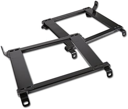 Spec-D Tuning Racing Seat Mounting Brackets Rail Track Pair Compatible with 1992-1995 Honda Civic EG, 1994-2001 Acura Integra
