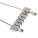 Timiy 6 String(Silver) Guitar Trapeze Tailpiece Bridge for Acoustic Guitar Bass