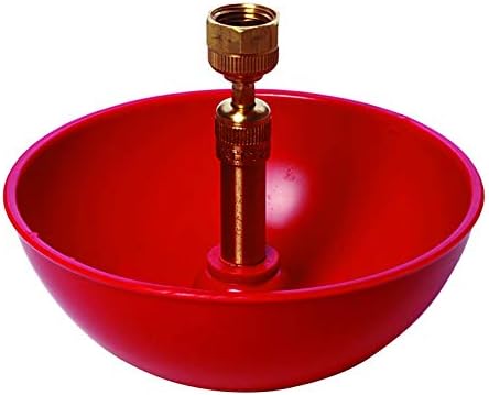 Little Giant Game Bird Automatic Poultry Fount (2 Pint) Heavy Duty Plastic Waterer Bowl