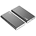 JETech 10,000mAh Portable External Power Bank, Battery Charger, 2-Output, Black