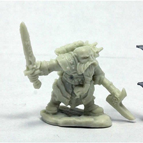 Reaper Miniatures Durgam Deepmug, Dwarf HeroÂ #77400 Bones RPG Miniature Figure