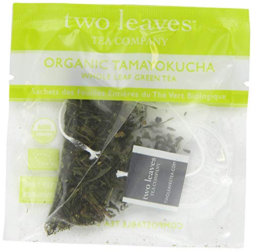 Two Leaves and a Bud Organic Tamayokucha Green Tea Bags, 100 Count, Organic Whole Leaf Moderate Caff - //medicalbooks.filipinodoctors.org