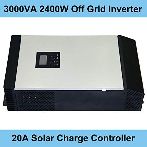 Atarstore 3000VA 2400W Hybrid Inverter 24V DC 220V AC with Solar Charge Controller MPPT
